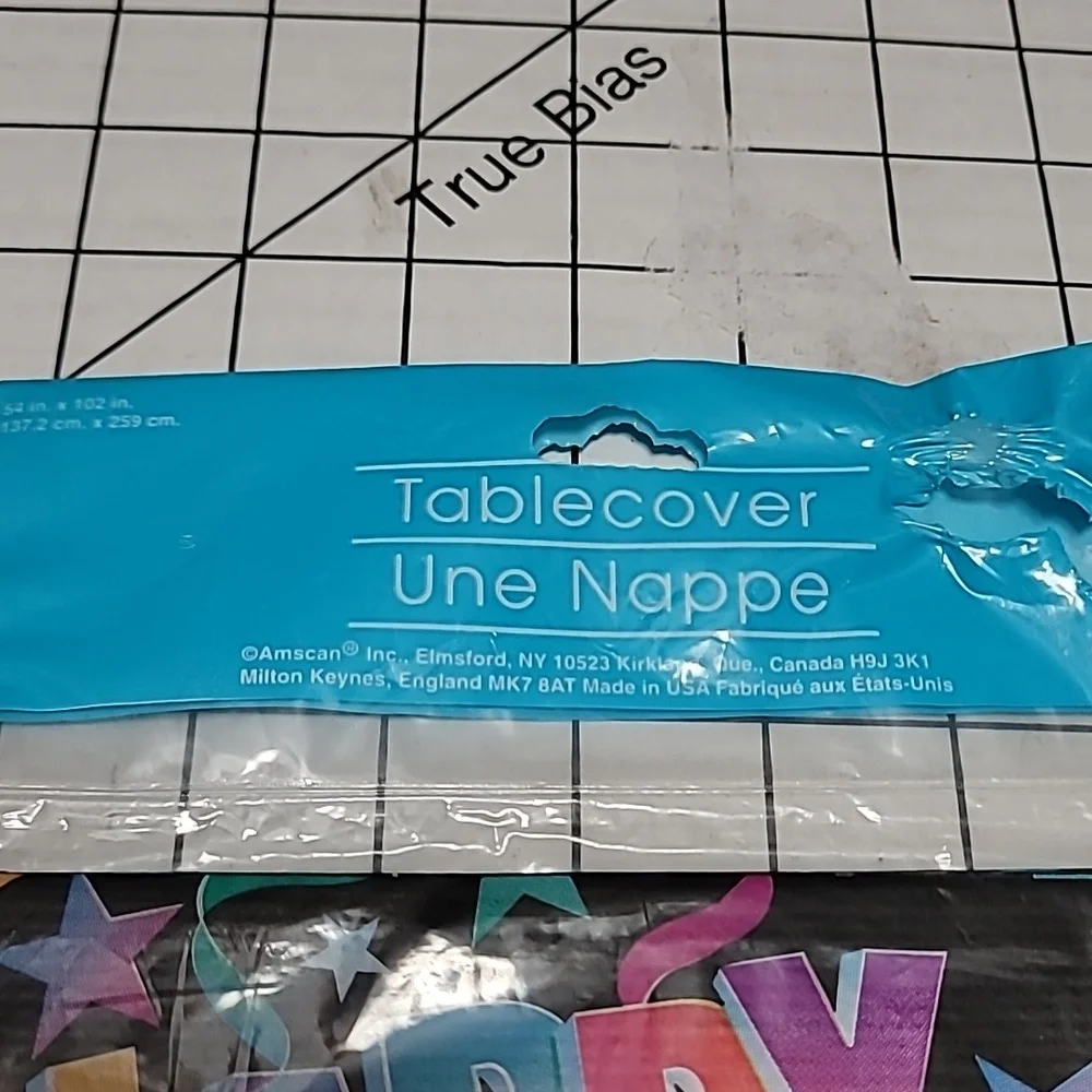 Happy New Year, Paper Table Cover 57939 by Trend Setters  NIP‎ 54